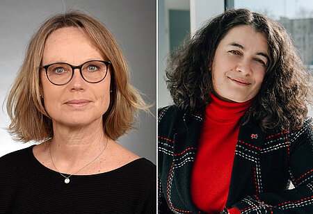 Frau Lindner-Pfleghar und Prof. Dr. Sujata Huestegge Frau Lindner-Pfleghar und Prof. Dr. Sujata Huestegge