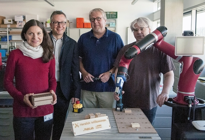 DHBW Heidenheim eröffnet FabLab Initiatoren des FabLabs an der DHBW Heidenheim