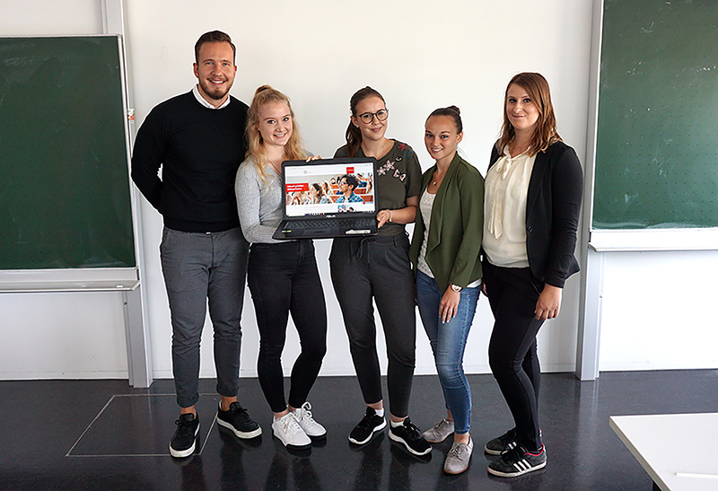 Studierende gestalten eigene Homepage für den Förderverein der DHBW Heidenheim