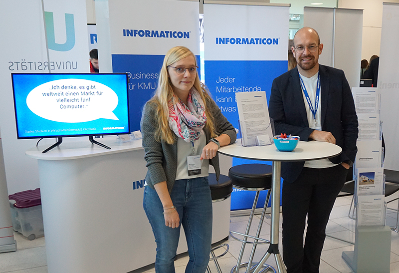 Firmenstand auf dem Studieninfotag der DHBW Heidenheim