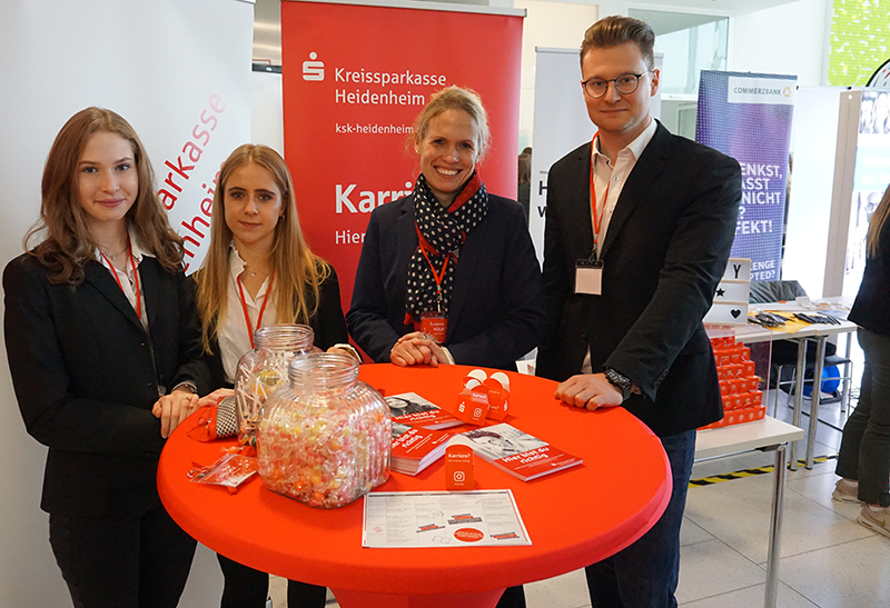 Stand der Kreissparkasse Heidenheim auf dem Studieninfotag