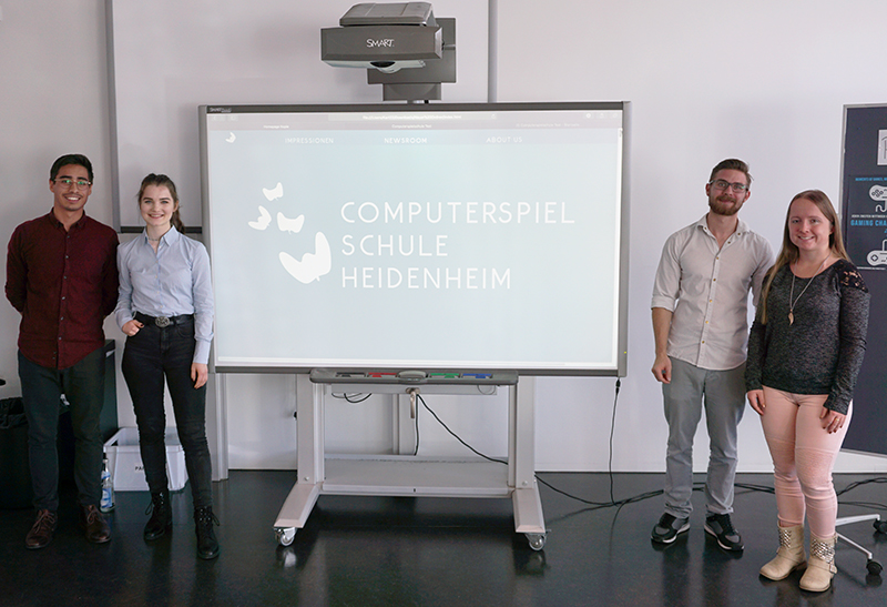 Studierende entwerfen neues Design für die Computerspielschule Heidenheim