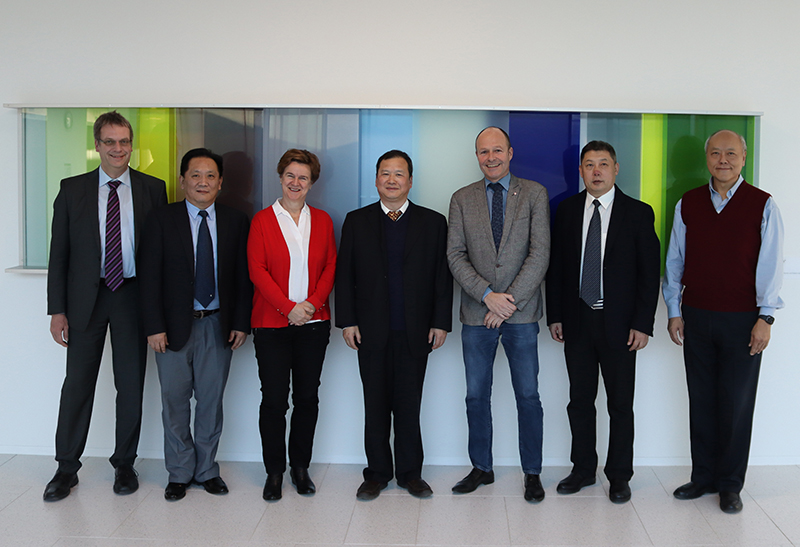 Begrüßung der chinesischen Delegation an der DHBW Heidenheim