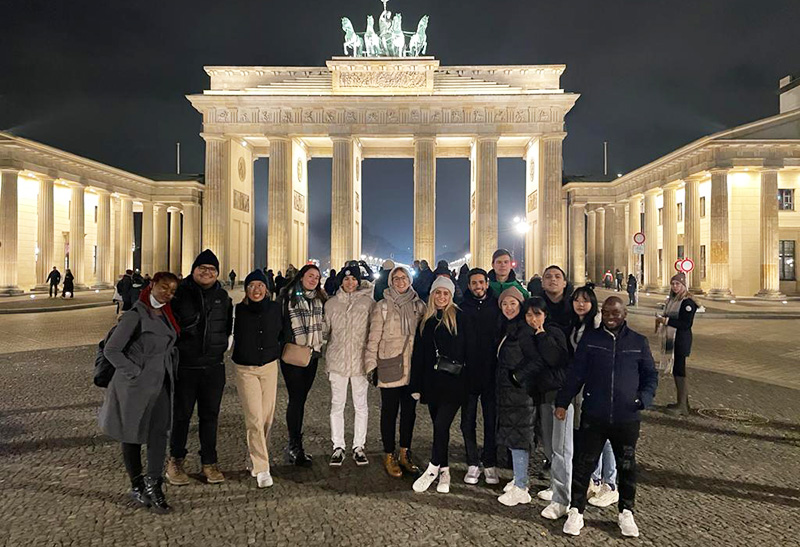 Internationals besuchen Berlin 