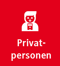 Rote Symbol, dass Privatpersonen Mitglied werden können.