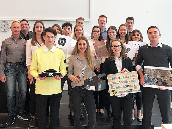 Projektgruppe des Brettspiels "Datenpriaten"