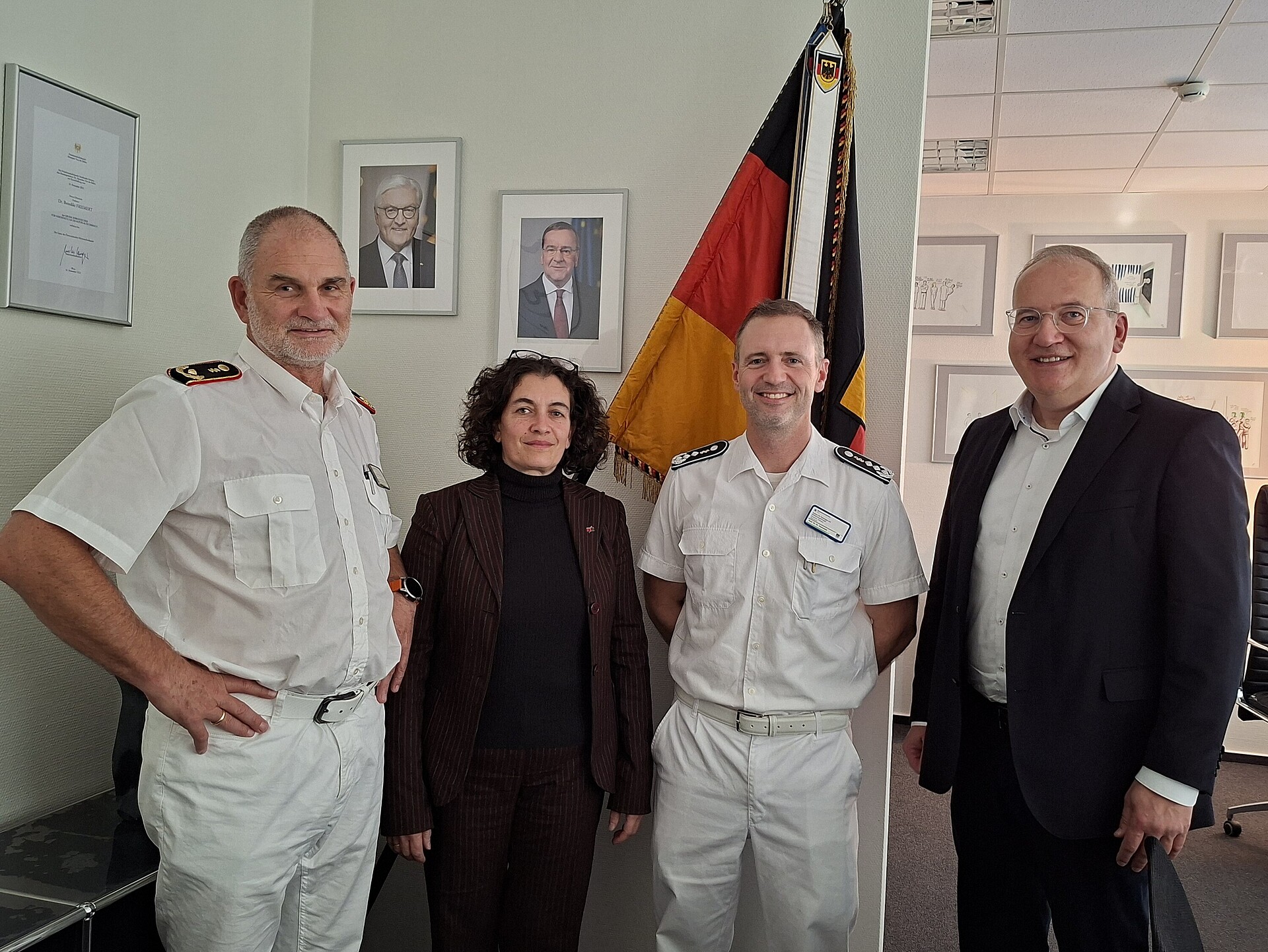 Besuch im Bundeswehrkrankenhaus
