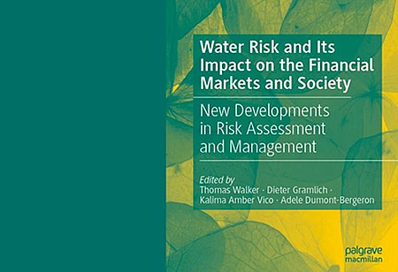 Neues Buch über das Wasserrisiko und dessen Einfluss auf den Finanzsektor Buchcover "Water risk"