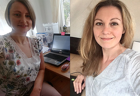 Home-Office Arbeitsplätze der Studienberatung