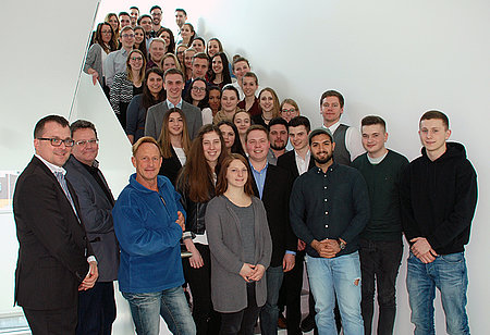 Projektgruppe des Studiengangs BWL - Handel Studierende des Studiengangs BWL-Handel