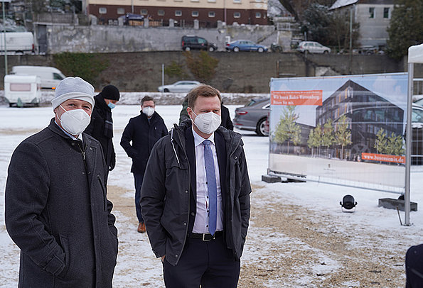  Spatenstich für den Neubau der DHBW in Heidenheim 