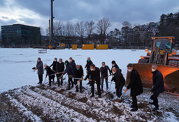 Spatenstich für den Neubau der DHBW in Heidenheim 