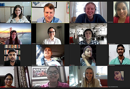 Im Online Seminar "Virtual Teams in an Intercultural Context” arbeiteten Studierende der DHBW Heidenheim gemeinsam mit Studierende der Chitkara University aus Indien.