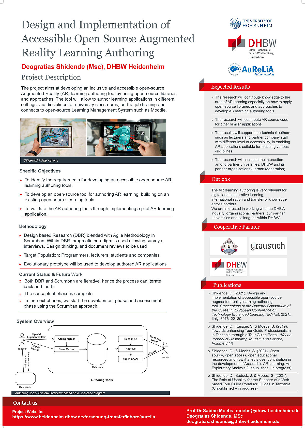 Link zum Forschungsposter: Design and Implementation of Accessible Open Source Augmented Reality Learning Authoring