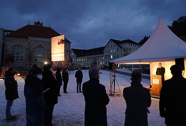 Spatenstich für den Neubau der DHBW in Heidenheim 