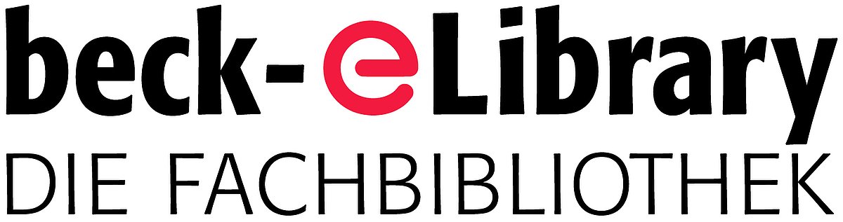 Logo Beck eLibrary Schriftzug beck-eLibrary die Fachbibliothek
