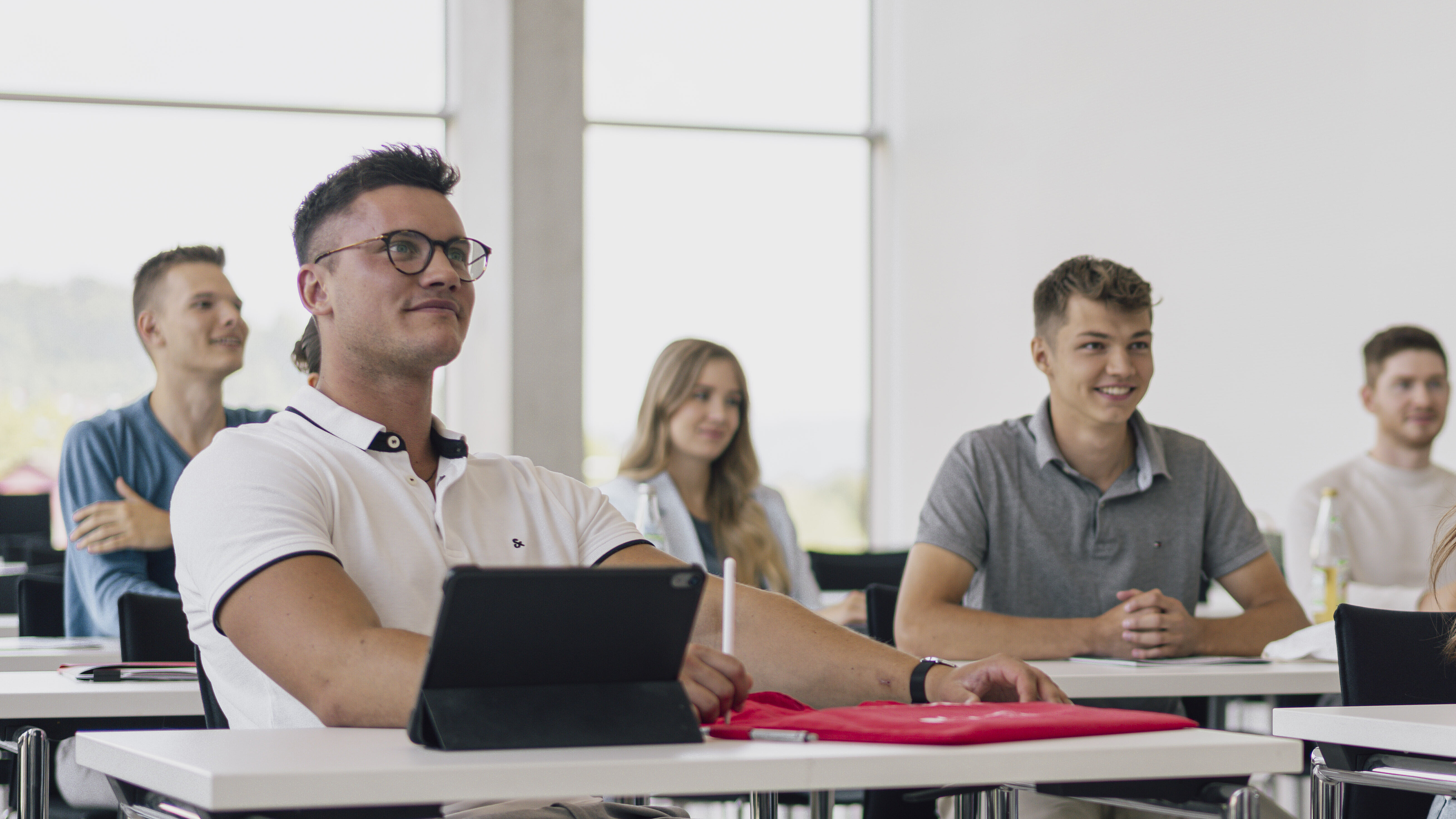 Studierende im dualen Studium Informatik