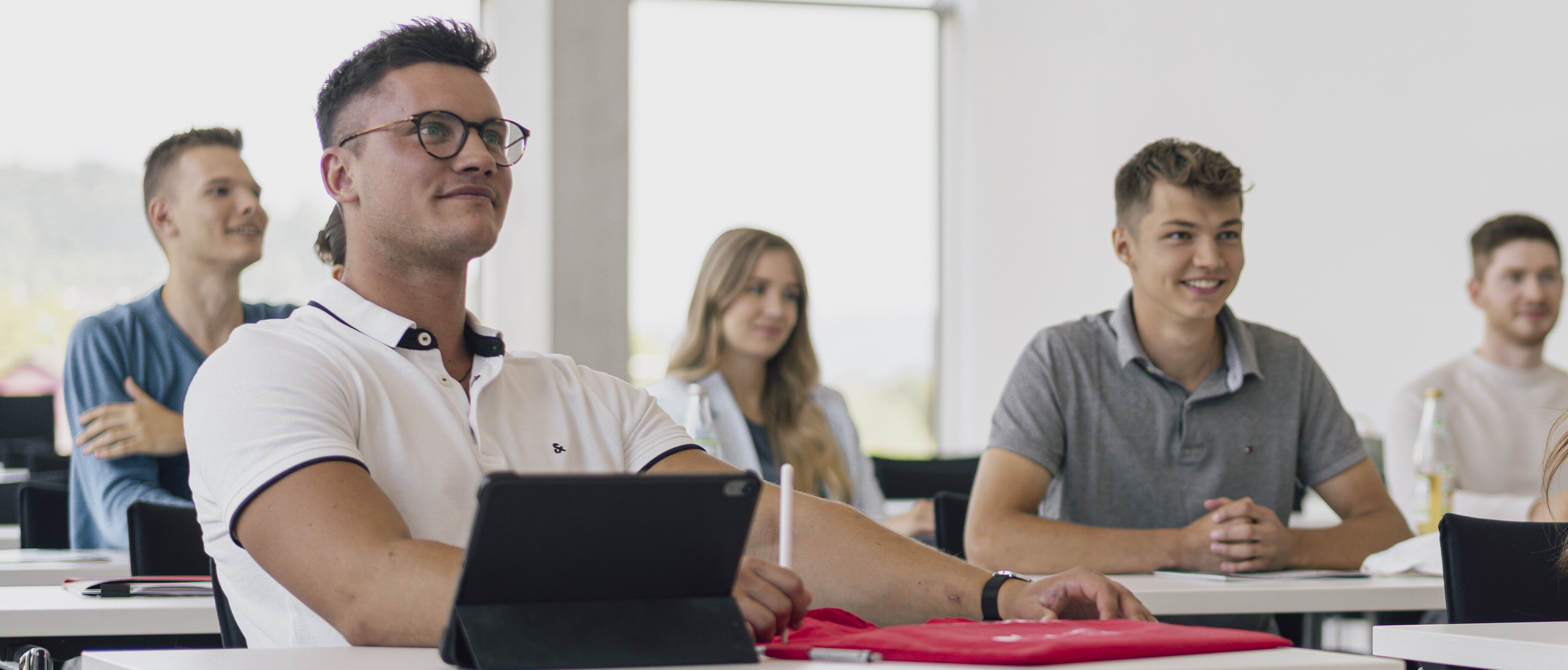 Studierende im dualen Studium Informatik