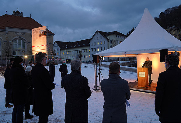 Spatenstich für den Neubau der DHBW in Heidenheim 