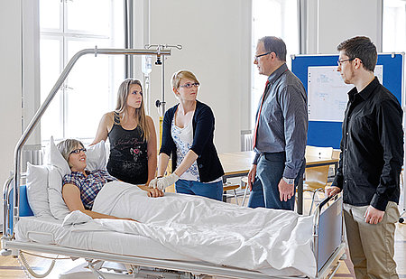 Studierende zu Besuch im Universitätklinikum Ulm