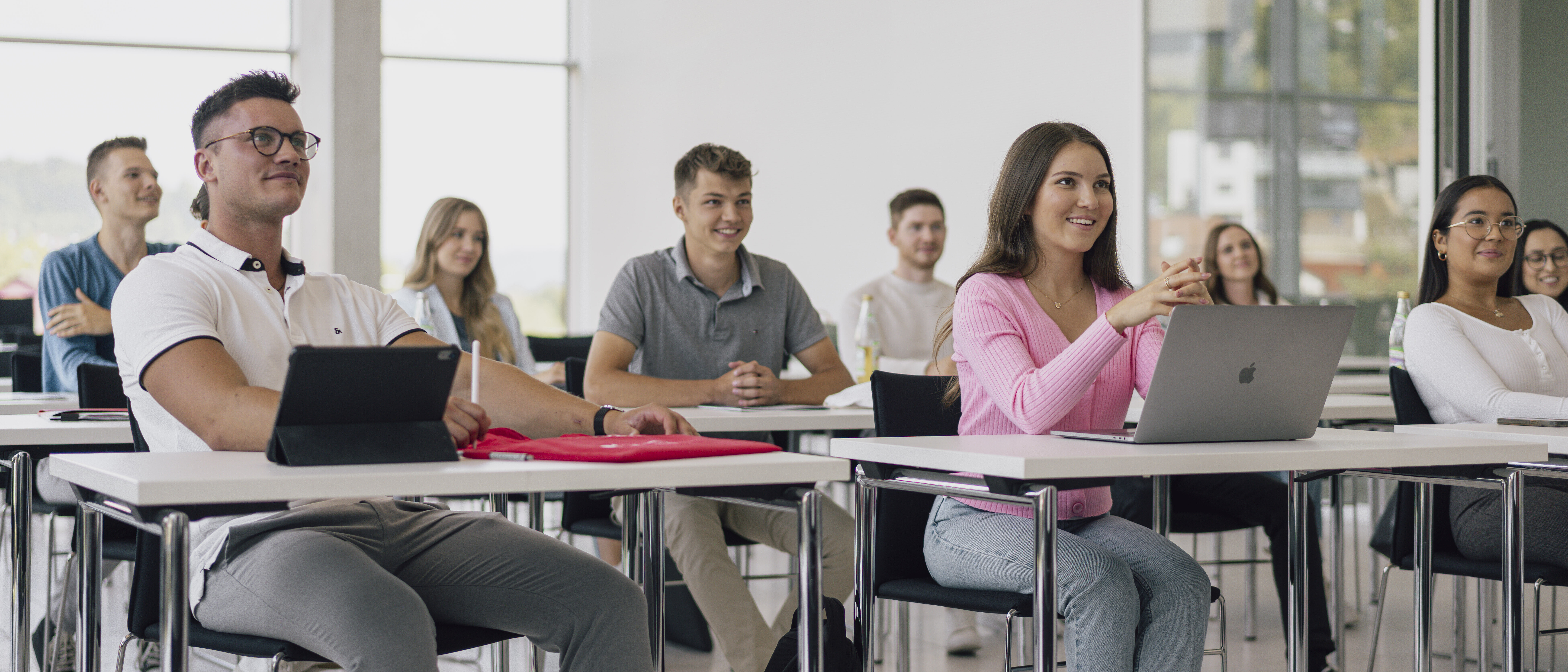 Studierende im dualen Studium Informatik