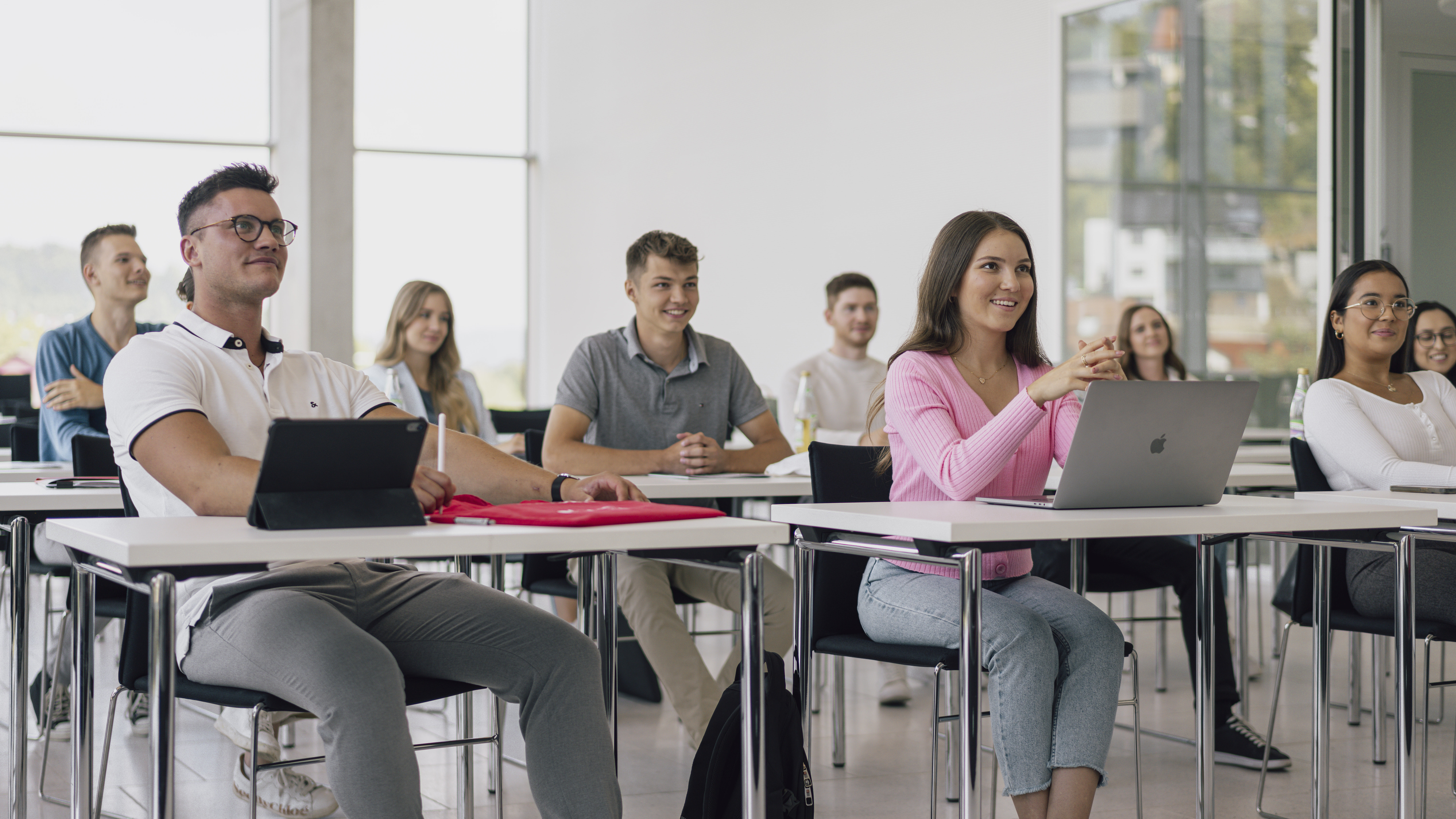 Studierende im dualen Studium Informatik