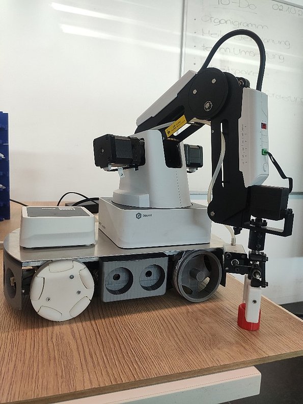 Mobiler Roboter mit pilotierter Applikation