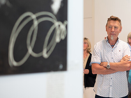 Ausstellung „Tanz der Gegensätze“: Dieter Brezger zeigt mehr als 30 Werke an der DHBW Heidenheim