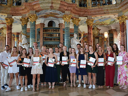 Feierlicher Studienabschluss im Kloster Wiblingen Feierlicher Studienabschluss im Kloster Wiblingen