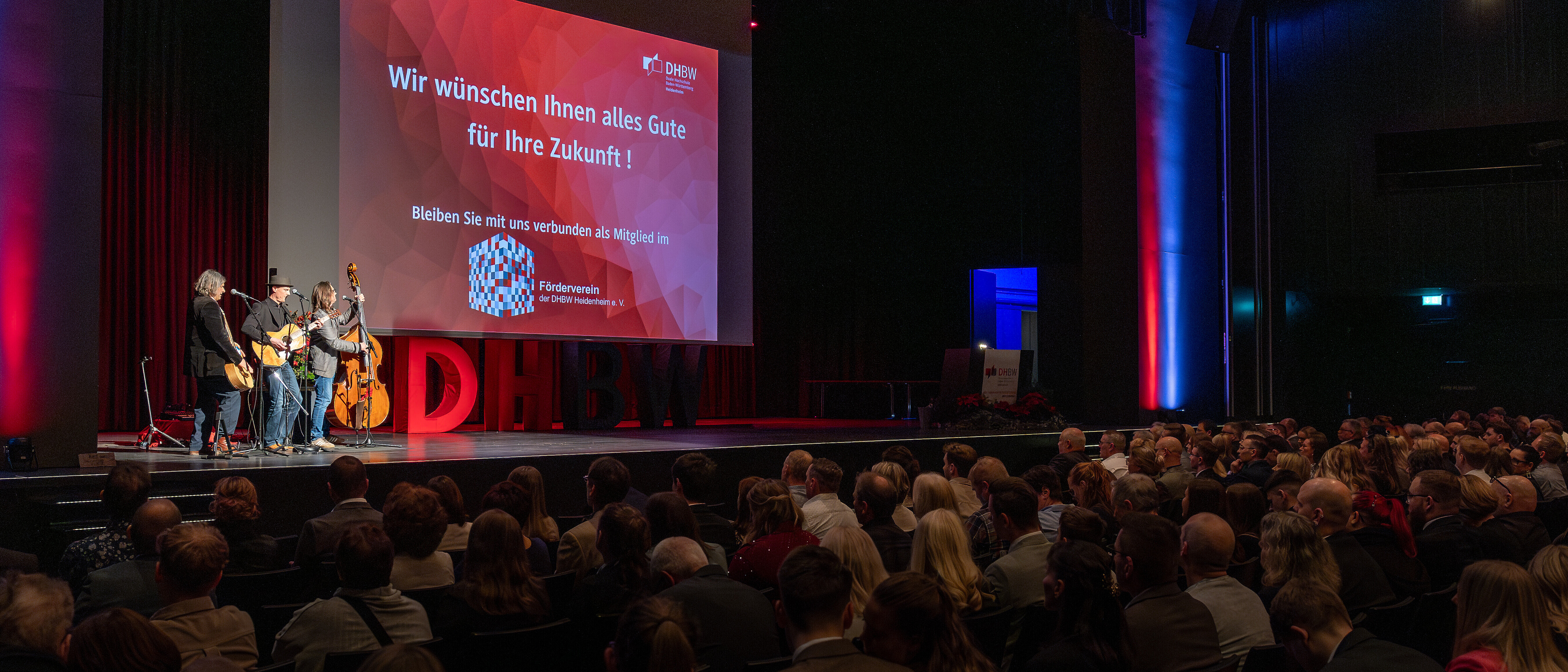 Saal Bachelorfeier